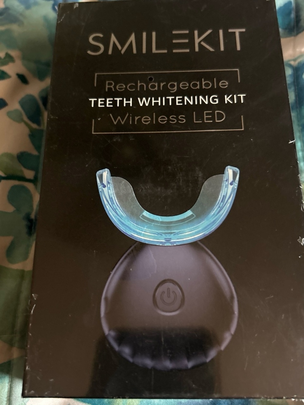 SmileKit Rechargeable Teeth Whitening Kit — Black & Blue LED Mouthpiece